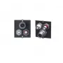 Bachmann Modular Faceplate Snap-In - 2x RCA, Mini-DIN 4-Pin