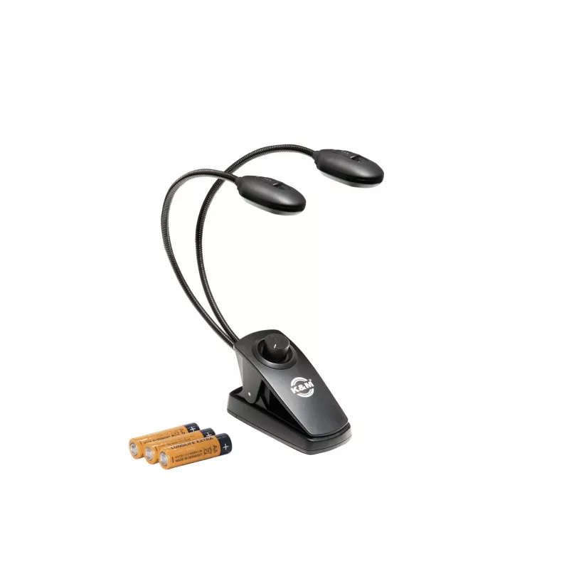 K&M 12271 Twin Head Pro Music Stand Light