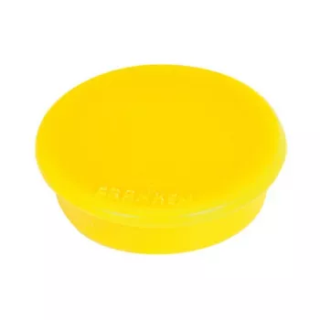 FRANKEN Magnes do tablicy 13 mm Żółty Siła trzymania 100 g Opakowanie 10 sztuk