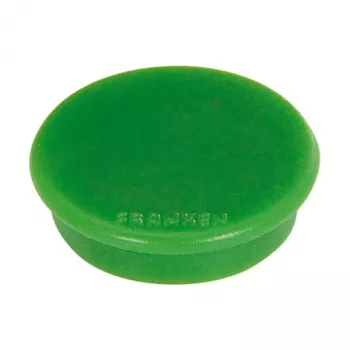 FRANKEN Magnet HM20 02 Okrągły 24mm Zielony 10 szt./opak.