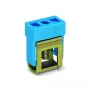 WAGO 210-281 2-przewodowy zacisk szynowy DIN, CAGE CLAMP, szary, 800V, 24A