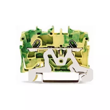 WAGO 2001-1207 2-przewodowa listwa zaciskowa Push-in, 1,5 mm², szary, montaż na szynie DIN