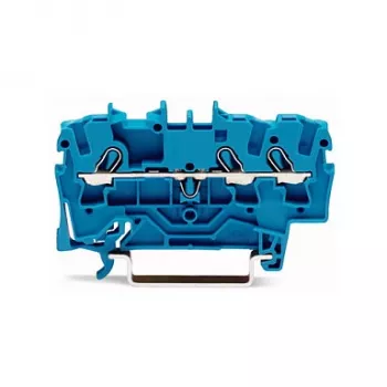 WAGO 2002-1304 3-przewodowa listwa zaciskowa Push-in, 2,5 mm², 800 V, szary