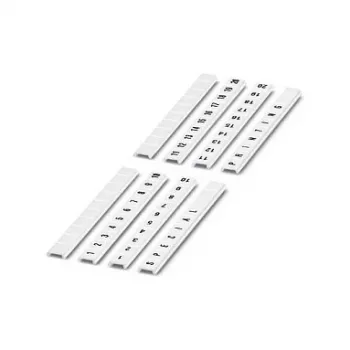 Oznacznik listwy zaciskowej Phoenix Contact ZB 6,1 mm Biały 10 szt. 0808749