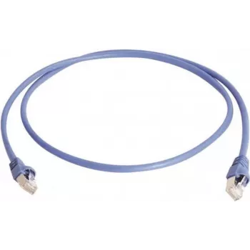 Telegärtner Patch Cable, S/FTP, PiMF, Cat 6A (ISO/IEC), Niebieski, 1.5 m, 10 Gigabit/s, Bezhalogenowy, z kablem Telegärtner i złączami Telegärtner (L00001A0129)