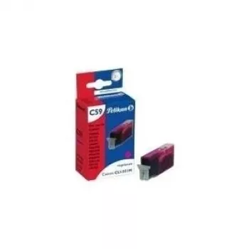 Pelikan Kompatybilny Wkład Atramentowy do Canon CLI-551M XL - Magenta - Wydajność Extra Large (11 ml)