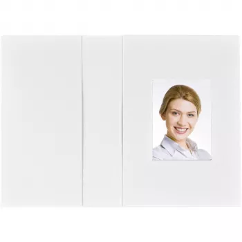 DAIBER Folders White Matt 31x42 mm 100 Pieces