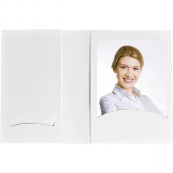 DAIBER 9154G Teczki portretowe z archiwum CD, 10x15 cm, białe, 100 szt.