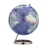 TROIKA Globe 23.5 Degrees (G2507-P2P2/CB) - globus biurkowy przycisk do papieru, podstawa chromowana, 60mm