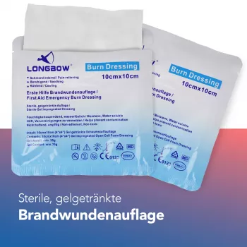 First Aid Only Burn Dressing P-91400 00 Transparent 10 pcs
