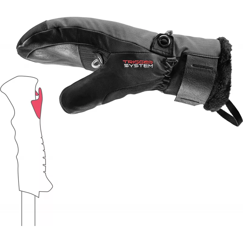 LEKI Lantana 3D GTX Women Mitt czarne łapawice 6.5