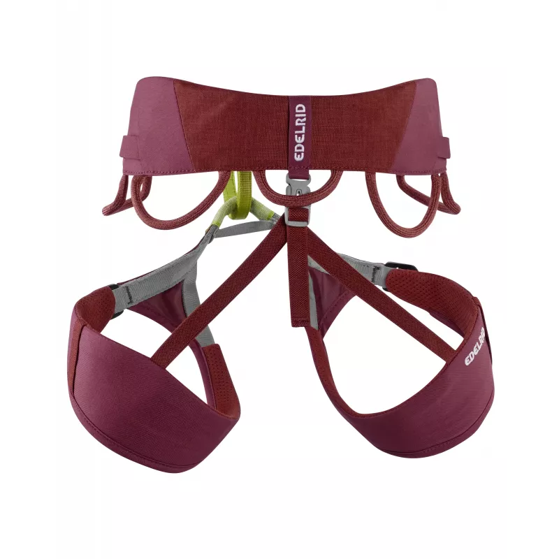 Uprząż wspinaczkowa EDELRID Jayne IV - Kolor Rhubarb Red - Rozmiar XL - Damska