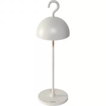 Lampa stołowa Sompex HOOK biała z wbudowanym LED, ściemniaczem dotykowym, 5W, 400lm, 3000K