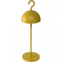 Sompex HOOK Yellow Table Lamp - Cordless LED with Touch Dimmer, IP44