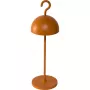 Lampa stołowa Sompex HOOK Pomarańczowa z wbudowanym LED, akumulatorem, IP44, ściemniaczem dotykowym