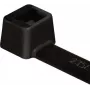 Opaska kablowa HellermannTyton T18R, poliamid 6.6, czarna, długość 100 mm, szerokość 2,5 mm, grubość 1 mm, średnica wiązki 22 mm, wytrzymałość na rozciąganie 80 N, opakowanie 100 szt.