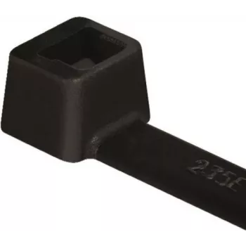 Opaska kablowa HellermannTyton T18L PA66W BK 100, czarna, 205 mm x 2,5 mm, opakowanie 100 szt.