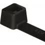Opaska kablowa HellermannTyton T18L PA66W BK 100, czarna, 205 mm x 2,5 mm, opakowanie 100 szt.