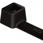 HellermannTyton T80L-W-BK-C1 Opaska kablowa, seria T, z wewnętrznym ząbkowaniem, 390 mm x 4,7 mm, czarna, opakowanie 100 szt.