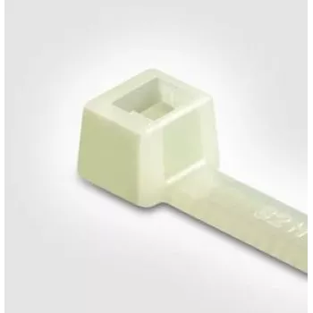 HellermannTyton T-Series Inside Serrated Cable Tie, 390mm x 7.6mm, Transparent, PA66, 100-Pack (111-12019)