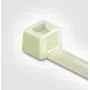 HellermannTyton T-Series Inside Serrated Cable Tie, 390mm x 7.6mm, Transparent, PA66, 100-Pack (111-12019)