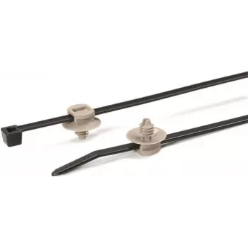 HellermannTyton T50RFT5-PA66HS/PA66 BK/GY 500 Opaska kablowa (150-55941)