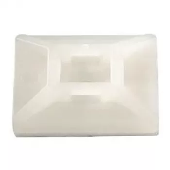 HellermannTyton MB4CA Biały Klips Kablowy 100 sztuk (MB4CA-PA66-NA-C1)