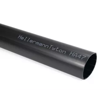 HellermannTyton HelaShrink 321 Koszulka termokurczliwa 12,7mm Czarna 5 sztuk 1,2m