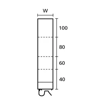 HellermannTyton 181-10020 Uchwyt do opasek kablowych - Czarny - ABS - 14 mm