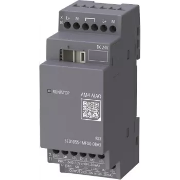 Siemens LOGO! AM4 6ED1055-1MF00-0BA3 Analogowy moduł rozszerzający 2AI/2AQ 24V DC
