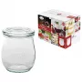 WECK Tulip Jar 220ml Set of 12 - Szklane słoiki do wekowania z szklanymi pokrywkami i gumowymi uszczelkami