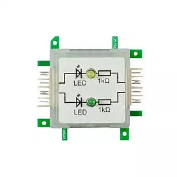 ALLNET Brick'R'knowledge moduł LED, podwójny żółty/zielony, sygnał przelotowy (ALL-BRICK-0403)