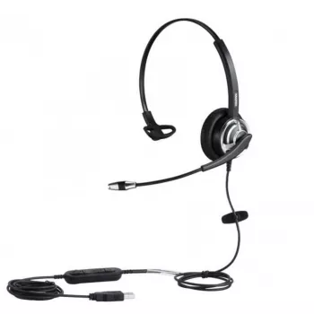 ALLNET 8805-8.1MS - Słuchawki - Pałąk na głowę - Biuro/Call Centre - Czarny - Monofoniczne - Przewodowe