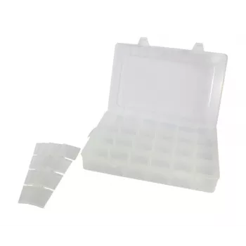 ALLNET BrickRknowledge Box Large - Przezroczyste pudełko do przechowywania klocków LEGO