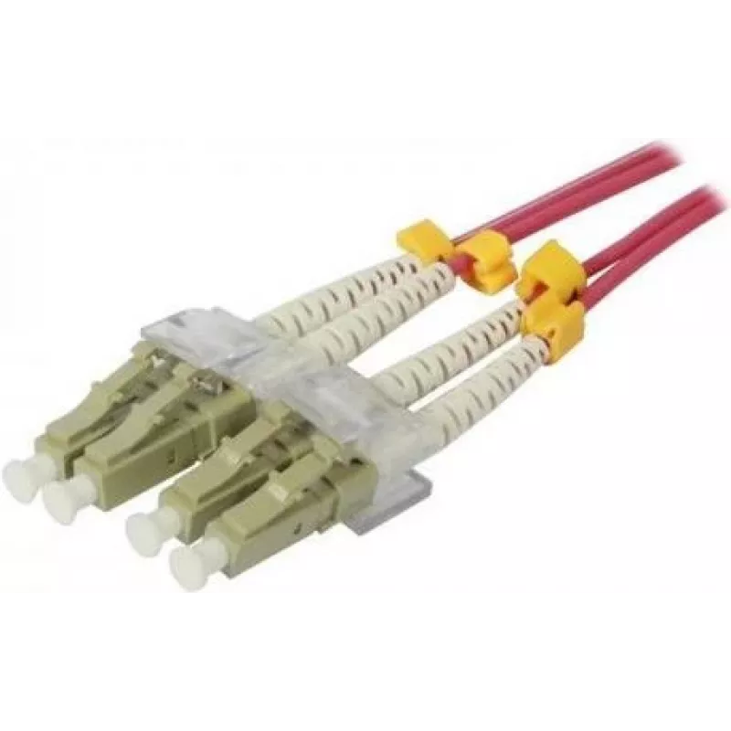SYNERGY21 Fiber Optic Patch Cable 15 m LSZH OM4 LC Duplex Violet (S216770)