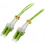 Synergy21 S215500 Fibre Optic Patch Cable 7.5m LC-LC OM5 50/125µm LSZH Green