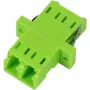 SYNERGY21 LC-LC Dupleks Wielomodowy Adapter Światłowodowy OM5 Sprzęgacz Żeński-Żeński Tuleja Ceramiczna Zielony