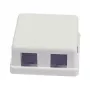 Synergy 21 Keystone Module Box Surface-Mount dla 2 modułów TP Pure White