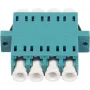 SYNERGY21 Sprzęgacz światłowodowy LC żeńskie LC żeńskie Wielomodowy OM3 50/125µm Quad Aqua PVC
