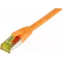 SYNERGY21 Patch Cable RJ45, CAT6A 500MHz, 30m, Pomarańczowy, S/FTP, TPE/LSZH (Ultraflex), AWG26, z surowym kablem CAT7