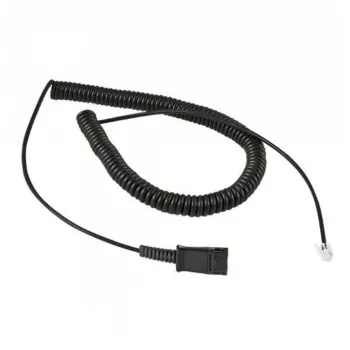 ALLNET Plusonic Przewód adaptera słuchawkowego Plantronics QD do RJ9 Czarny 0.6m (100-002-PA)