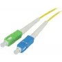SYNERGY21 Fiber Optic Patch Cable 5m SC/SC APC OS2 G.657.A2 9/125µm Simplex LSZH 2mm