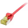Synergy 21 Patch Cable RJ45 CAT6A 500MHz 10m Red U/FTP Slimline Round d=3.8mm TPE/LSZH Superflex AWG32 z przewodem CAT7