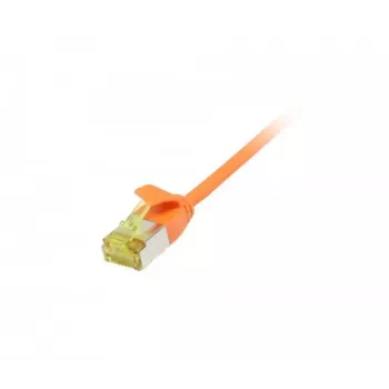 Synergy 21 Patch Cable RJ45 CAT6A 500MHz 5m Orange U/FTP Slimline Round d=3.8mm TPE/LSZH (Superflex) AWG32 with Cat.7 Raw Cable