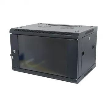 ALLNET SMA-Series 19 inch Obudowa ścienna 6U 1-częściowa Głębokość 450mm Czarny Flat Pack