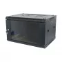 ALLNET SMA-Series 19 inch Obudowa ścienna 6U 1-częściowa Głębokość 450mm Czarny Flat Pack