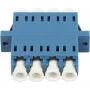 SYNERGY21 Sprzęgacz światłowodowy LC-LC Quad Jednomodowy OS2 Niebieski PVC