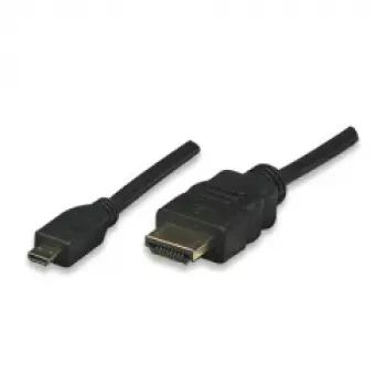 ALLNET HDMI to Micro HDMI Cable 1m 4K/60Hz Black (ALL-HDMI-Micro-1m)