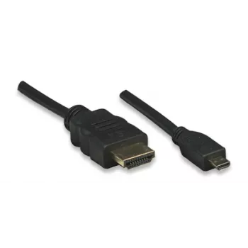 ALLNET HDMI to Micro HDMI Cable 1m 4K/60Hz Black (ALL-HDMI-Micro-1m)