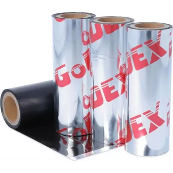 GODEX C.ITOH Thermal Transfer Ribbon Wax/Resin Black 110mm x 300m 1 inch Core